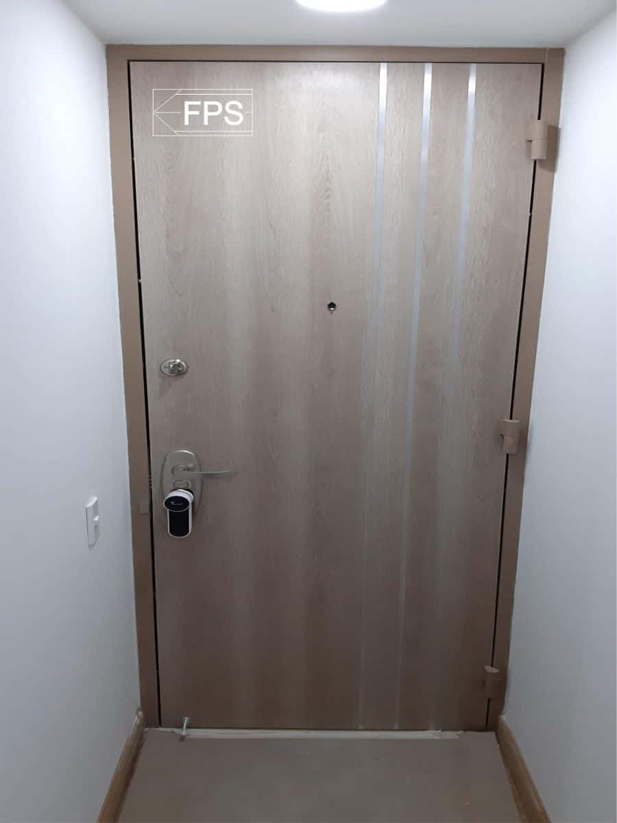 puertas de seguridad cerradura de huella